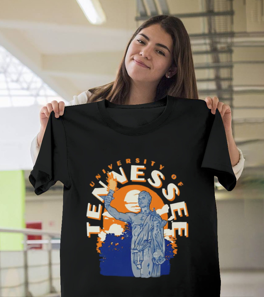 University Of Tennessee Torchbearer Sunset Scene T-Shirt