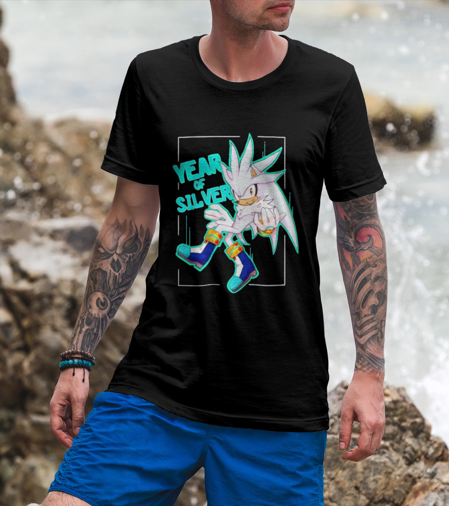 Year Of Silver Hedgehog Classic Character T-Shirt