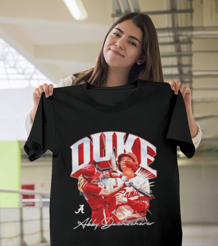 A Abby Duchscherer Alabama Crimson Tide Softball Duke T-Shirt