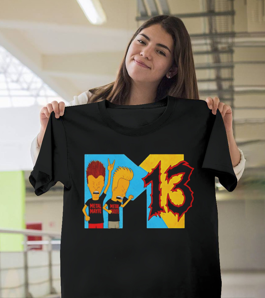 Metal Mayhem Beavis And Butt Head Rock Out 13 T-Shirt