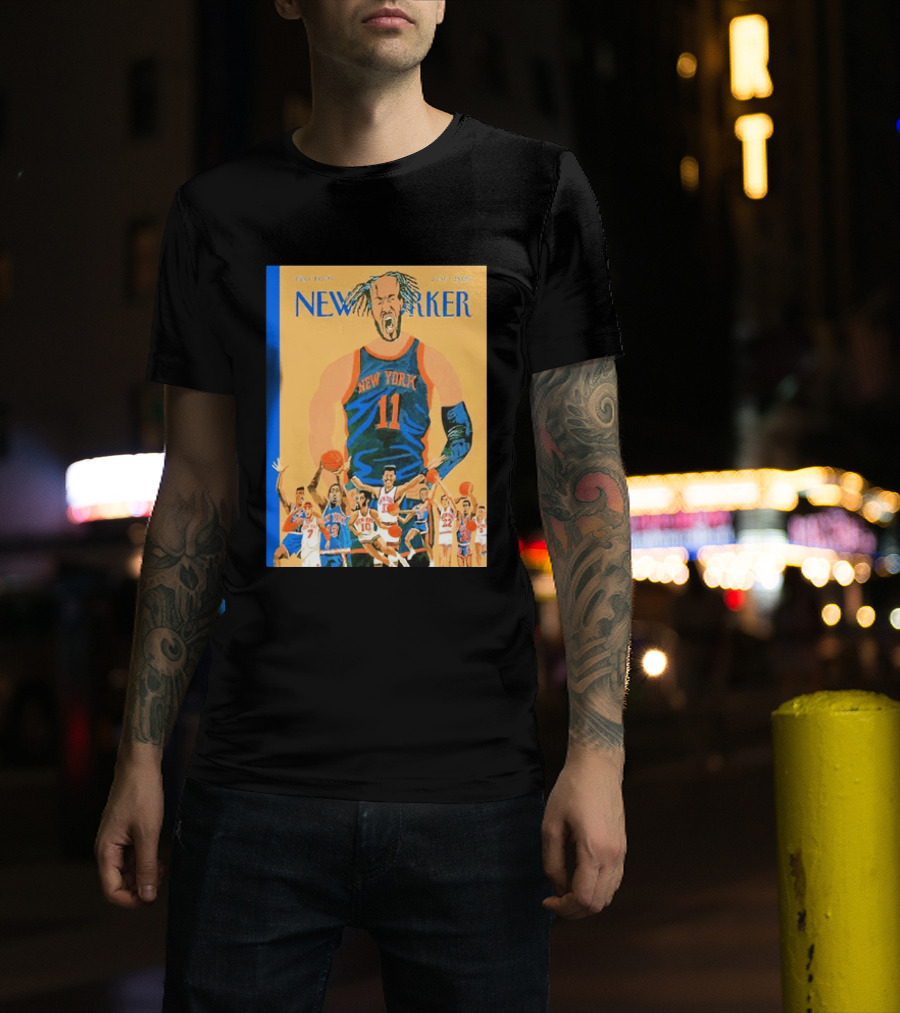 Kings Of New York Jalen Brunson New York Knicks New Yorker Issue Jan 1 2024 Basketball Players T-Shirt