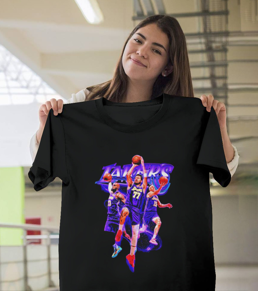 Lakers Lakeshow Big 3 Players Los Angeles Lakers Basketball Team T-Shirt