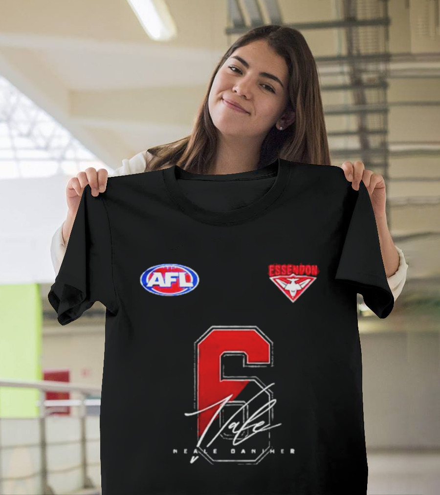 Essendon Bombers AFL Neale Daniher FightMND 6 T-Shirt