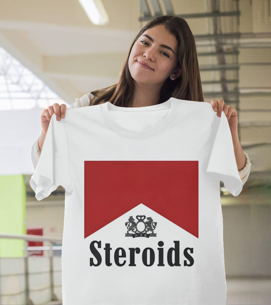 Steroids Bodybuilding Cigarette Box T-Shirt