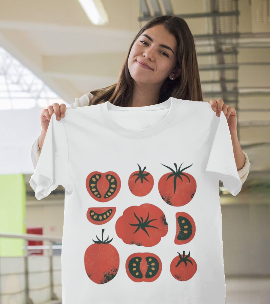 Tomato Garden Harvest Fruit Nature Botanical T-Shirt
