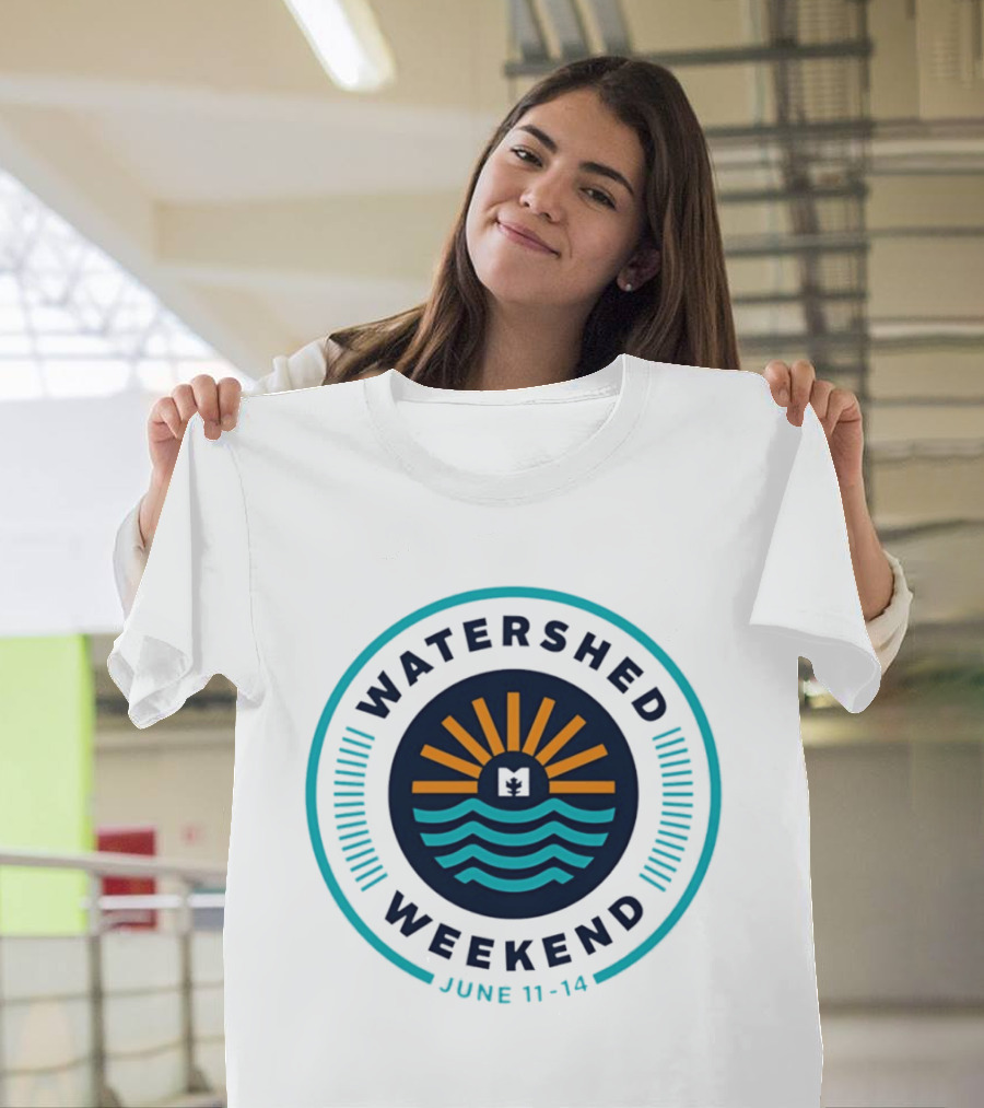 Watershed Weekend June 11 14 Sun Water Nature Outdoors Minimalist T-Shirt