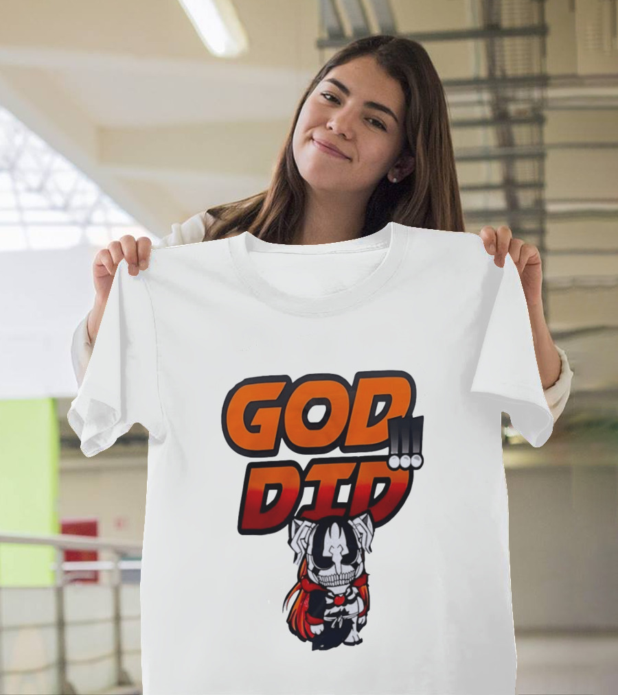 Ichigo Kurosaki God Did Bleach Anime Chibi T-Shirt