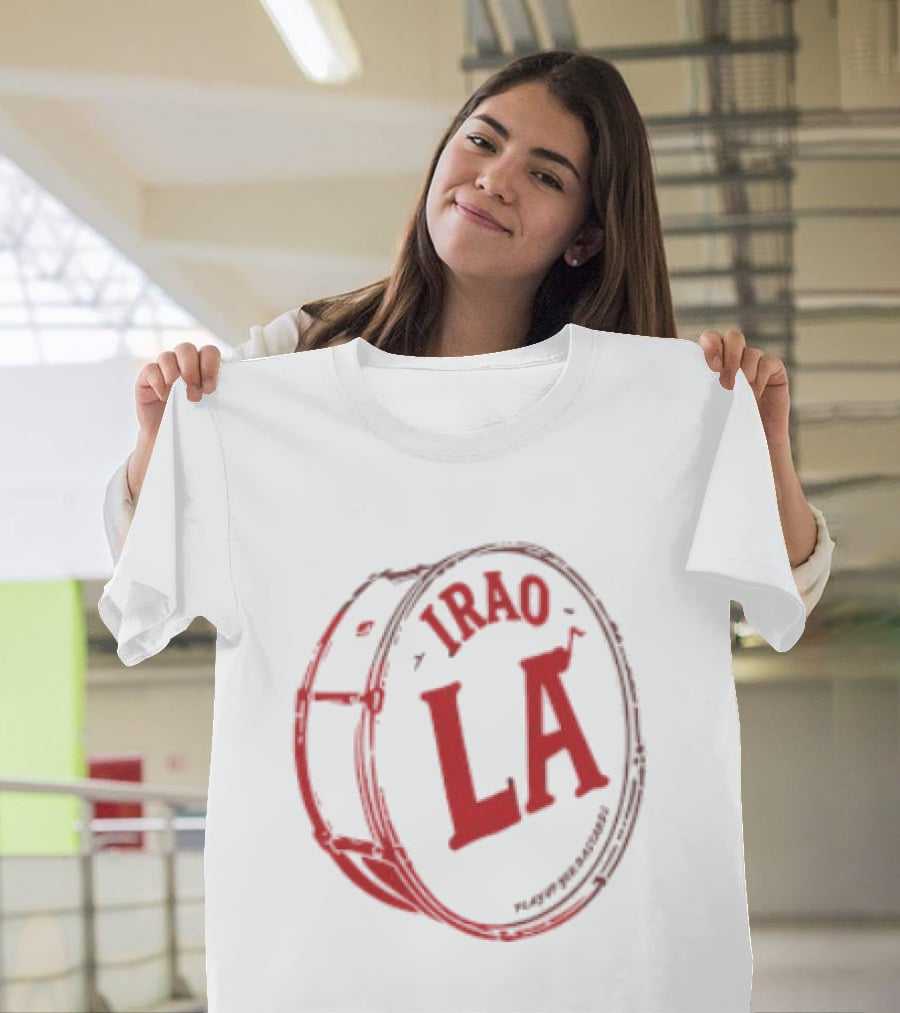 Irao LA Play Up Yer Bastards Barrel Red T-Shirt