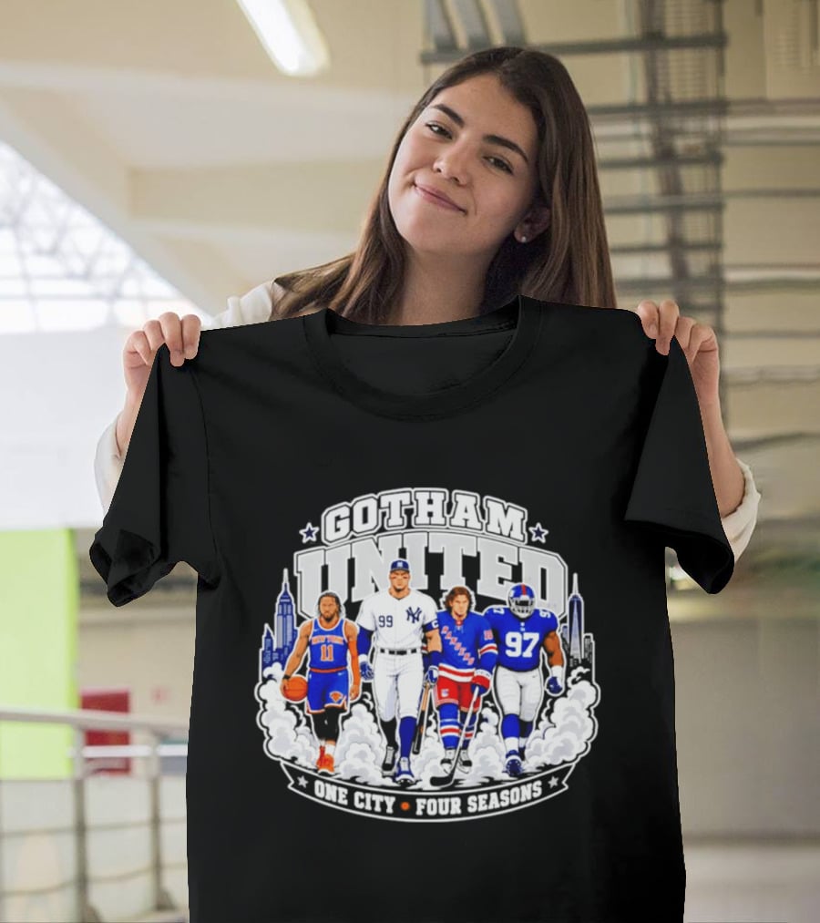 Gotham United New York One City Four Seasons T-Shirt