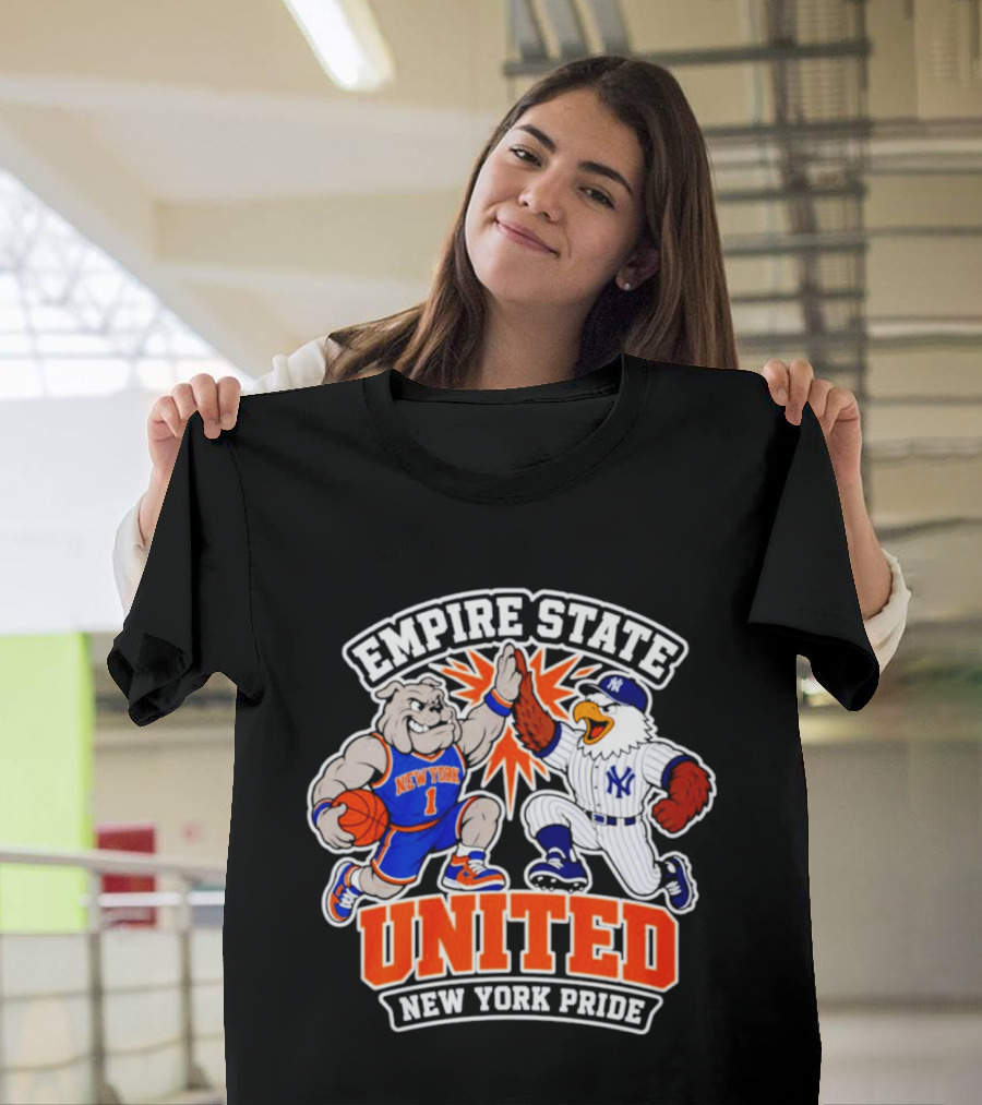 Empire State United New York Knicks Yankees Pride T-Shirt