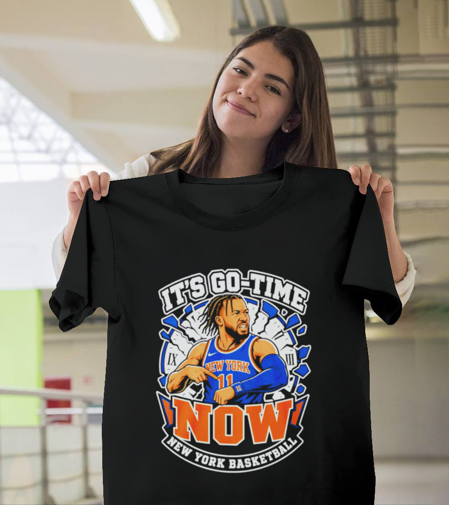 New York Basketball Jalen Brunson It's Go Time Now T-Shirt