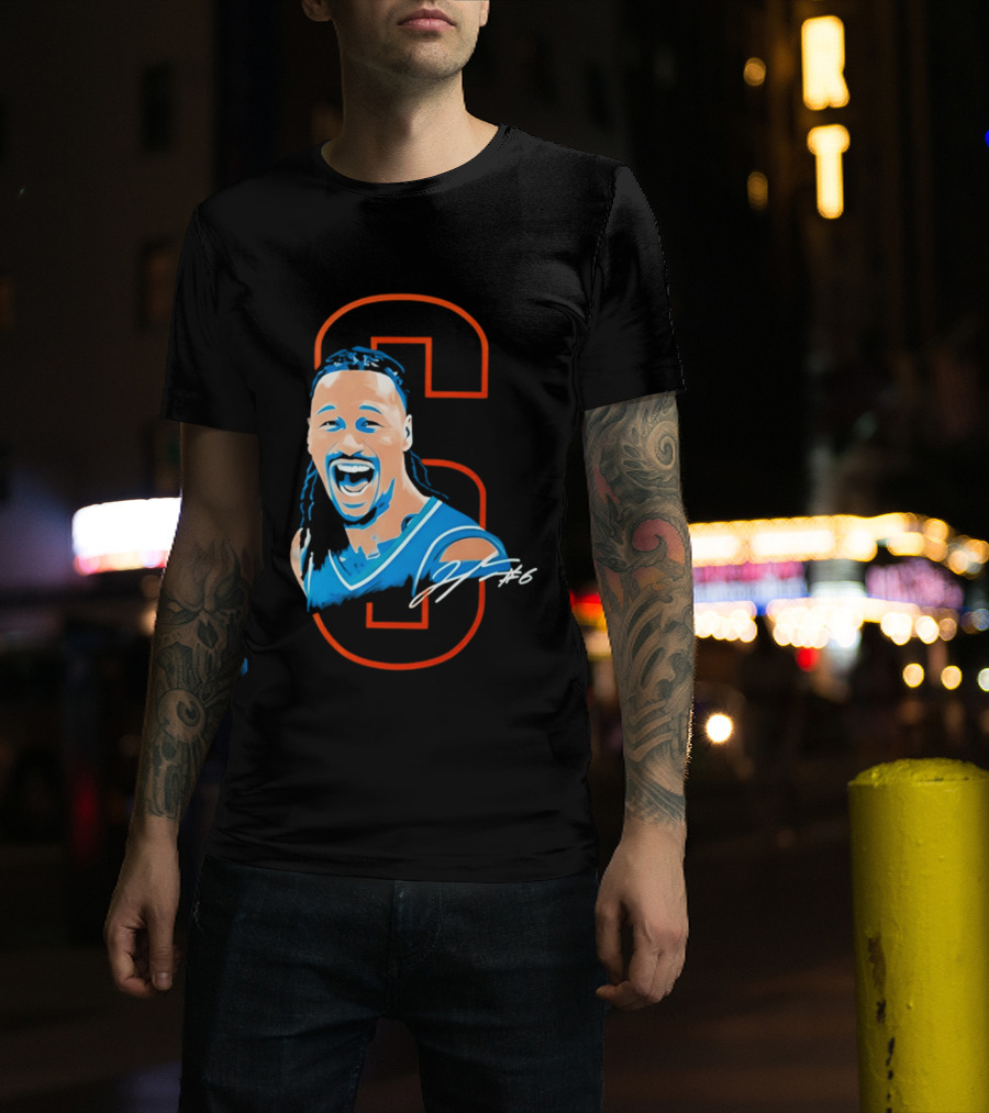 Jaylin Williams OKC Thunder #6 Cartoon T-Shirt