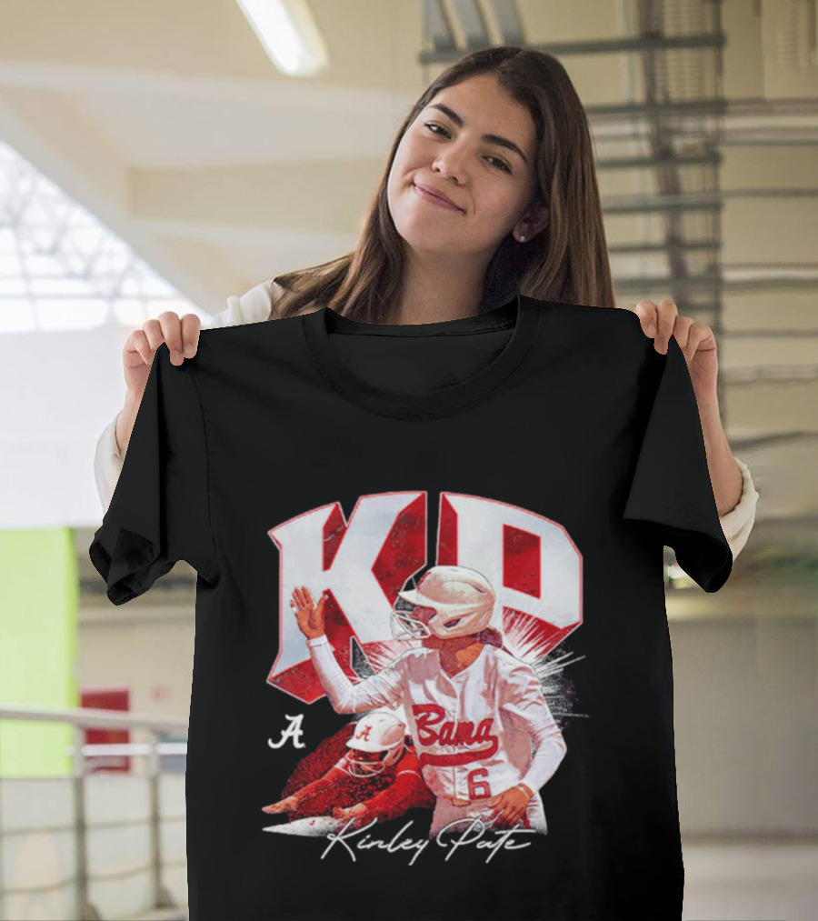 KP Alabama Bama Softball Kinley Pate NCAA Player T-Shirt