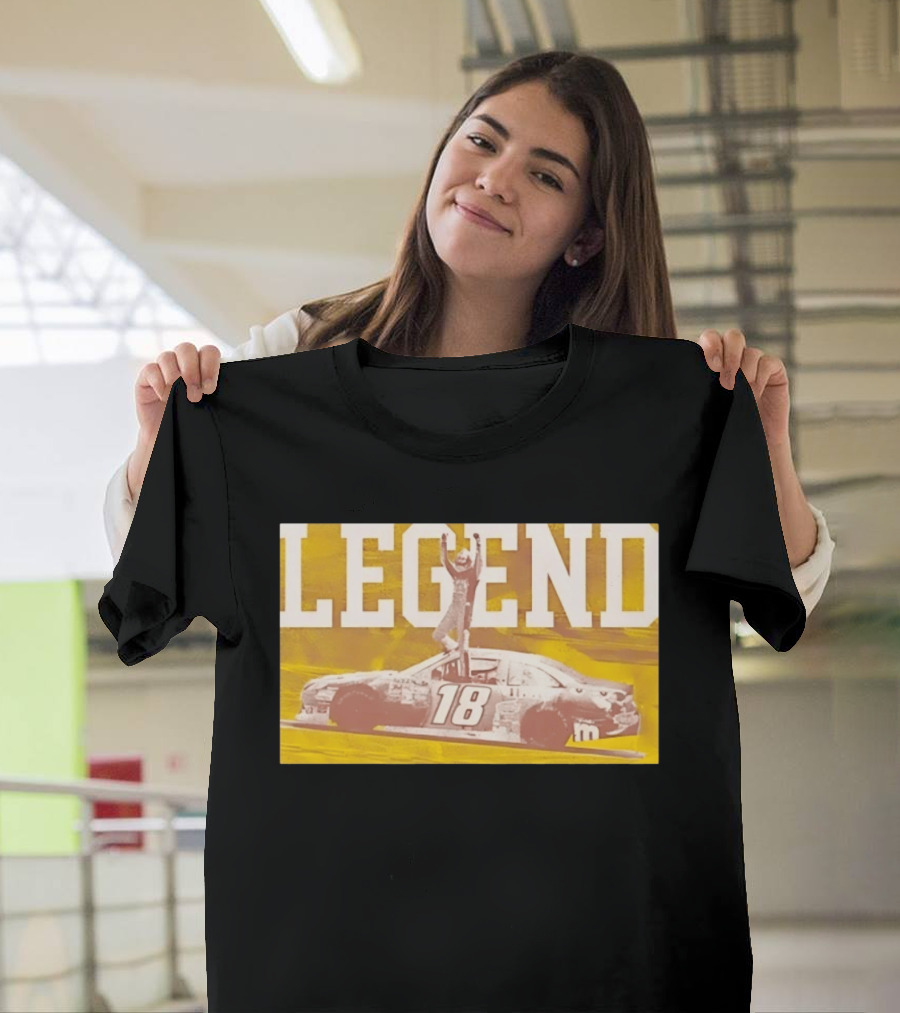 Kyle Busch 18 M&M Legend NASCAR Victory Celebration T-Shirt