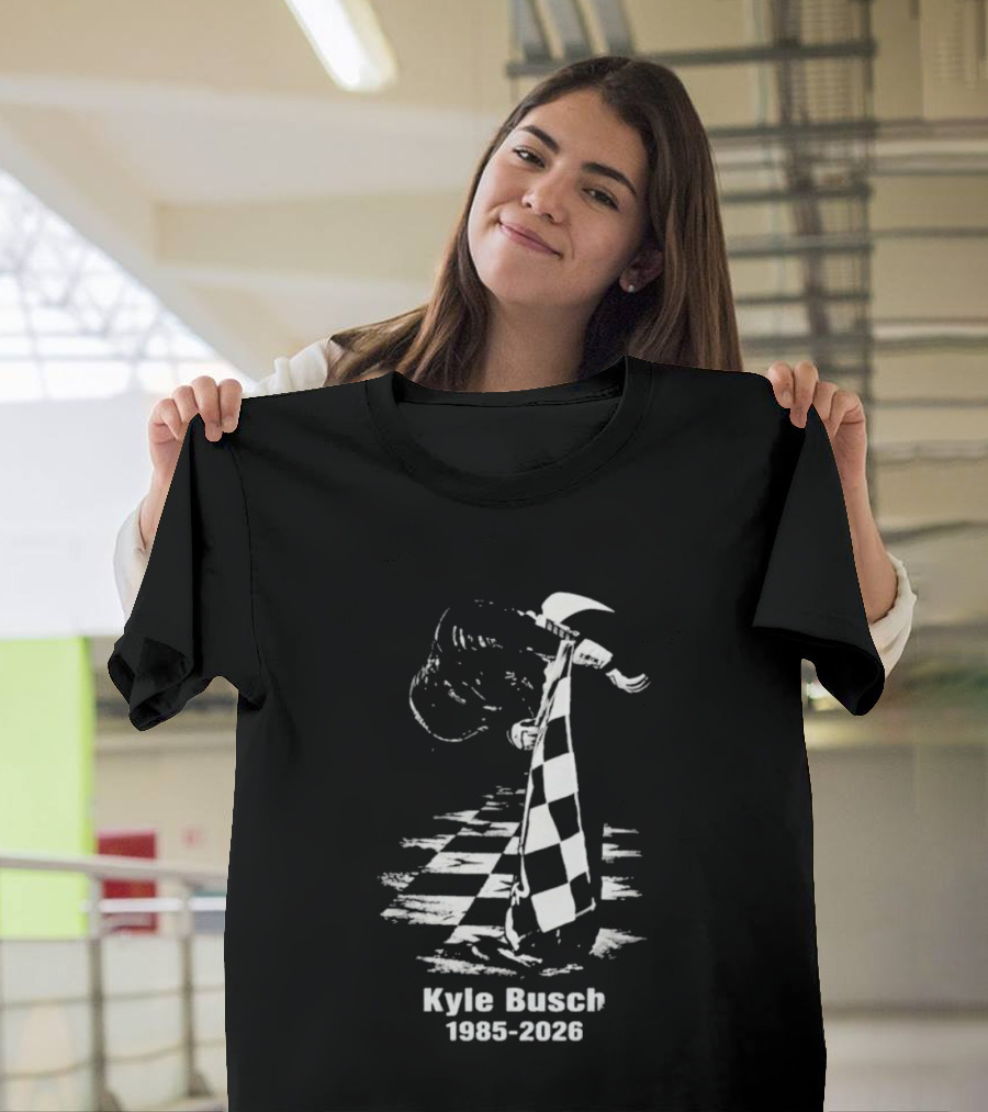 Kyle Busch 1985 2026 Memorial Rowdy Legend T-Shirt