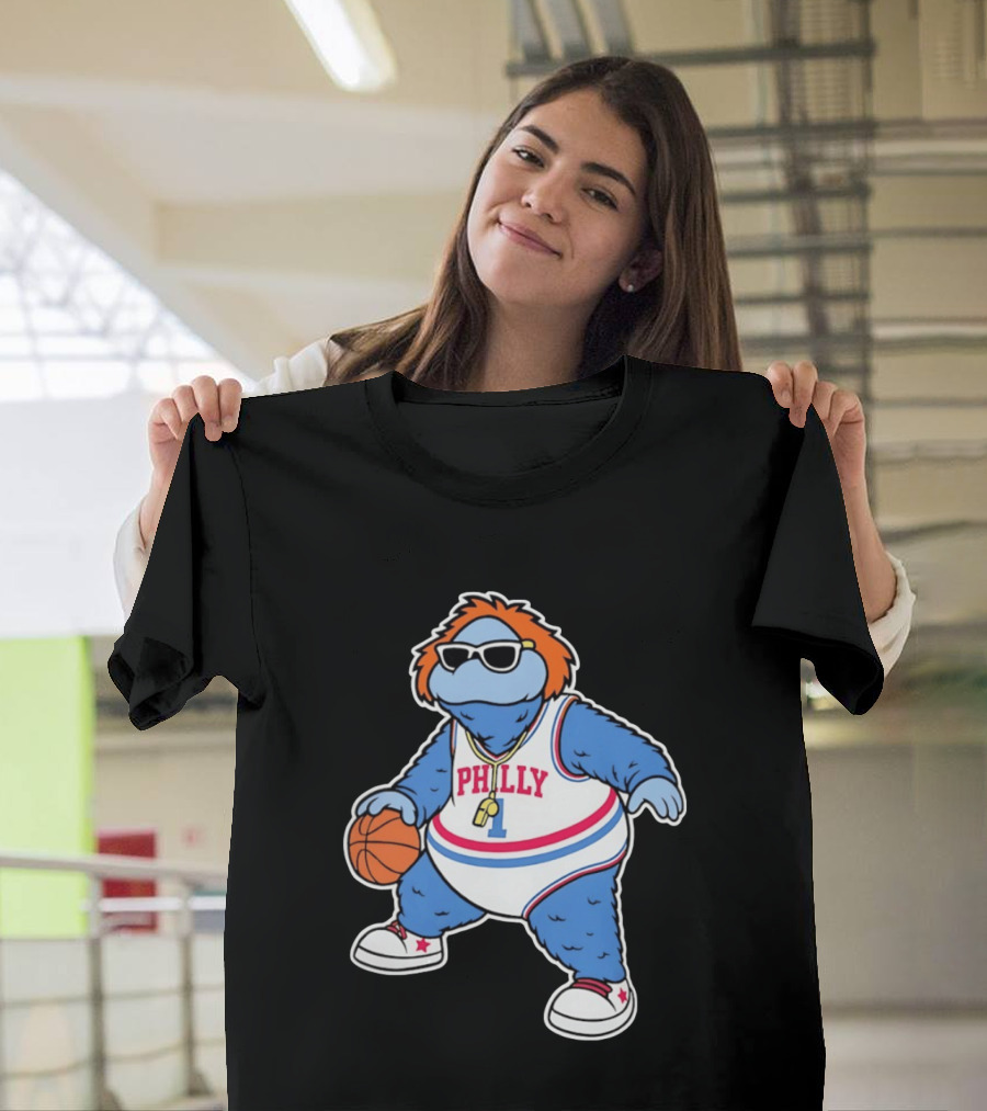 Philly Hoops Monster 76ers Hip Hop T-Shirt