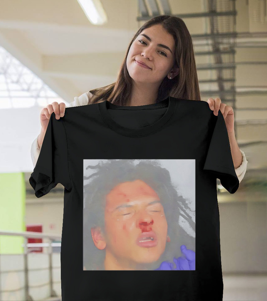 John Doe Unknown Player Generic Team Bloody Face T-Shirt