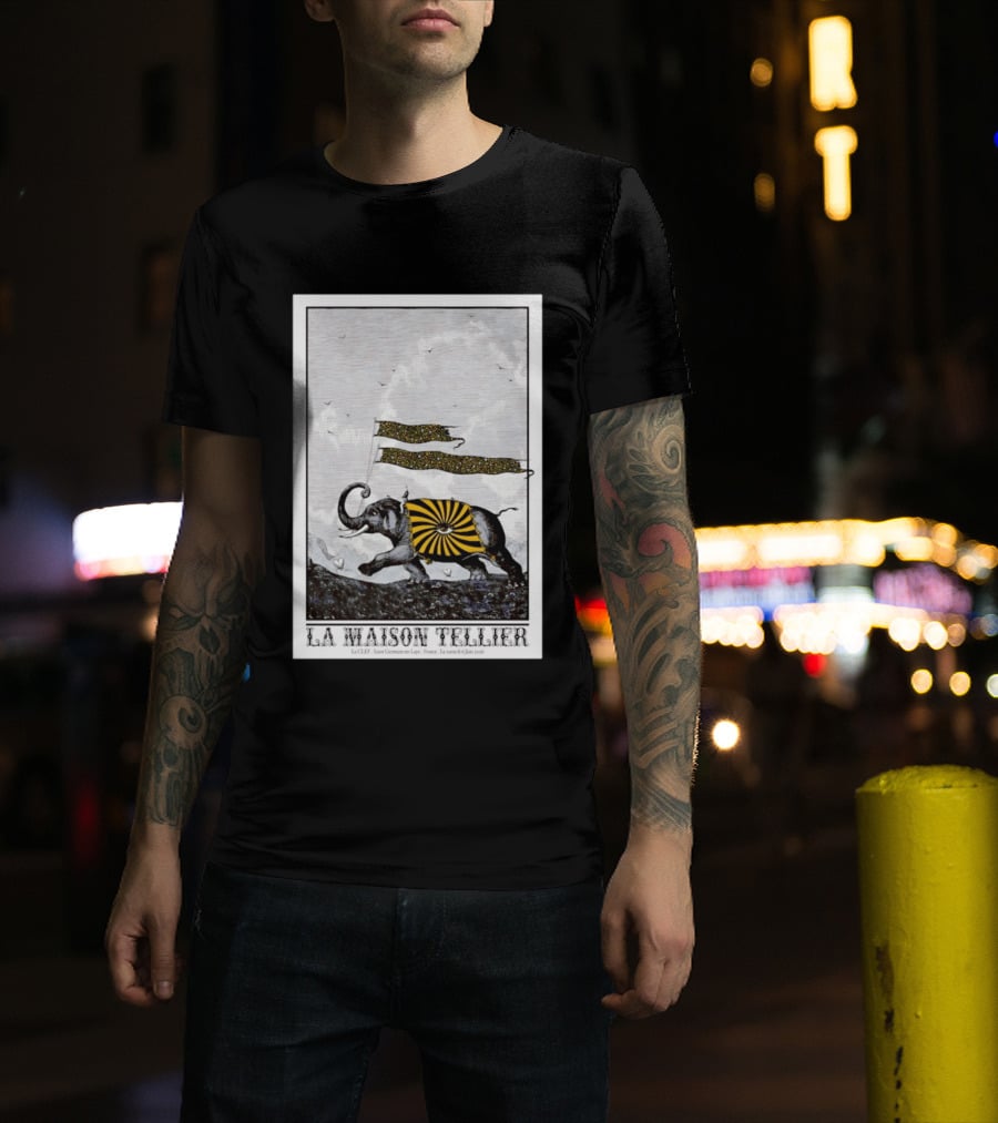La Maison Tellier La CLEF Saint Germain En Laye Le Samedi 6 Juin 2026 Elephant T-Shirt
