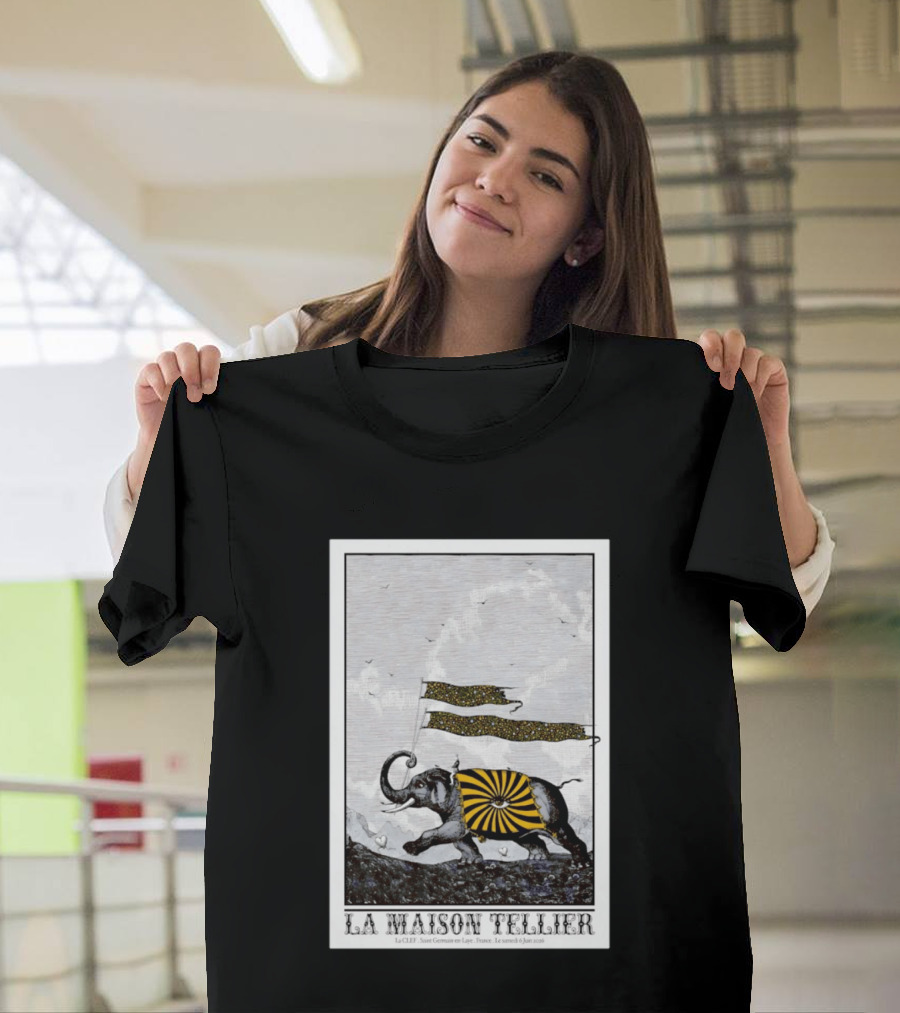 La Maison Tellier La CLEF Saint Germain En Laye Le Samedi 6 Juin 2026 Elephant T-Shirt