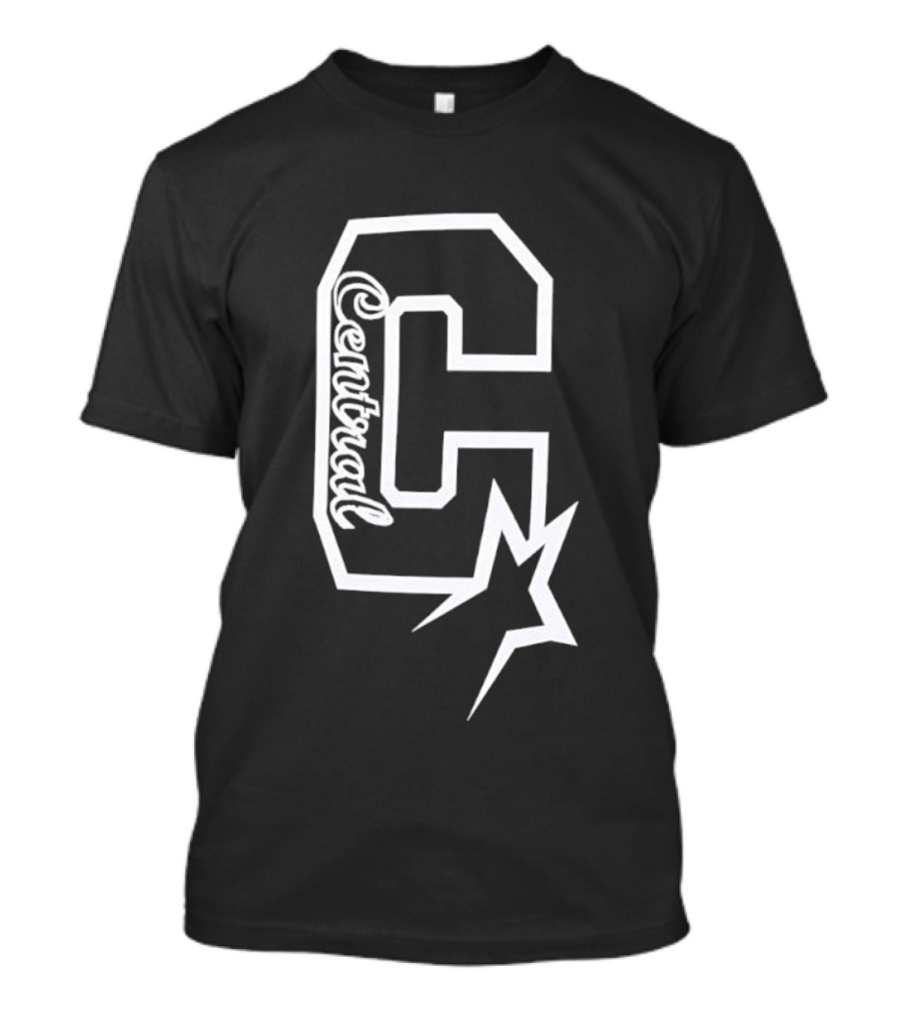 Centrual Word Letter C With Star T-Shirt