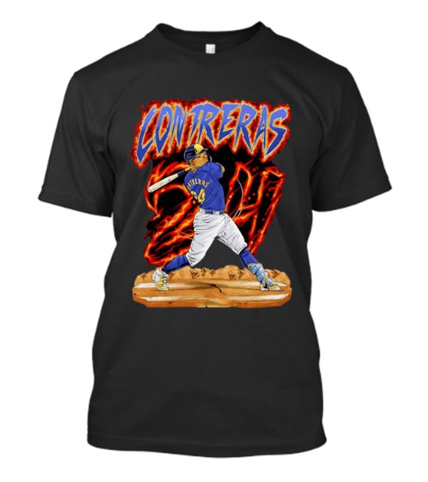 CONTRERAS Milwaukee Brewers Baseball 24 T-Shirt