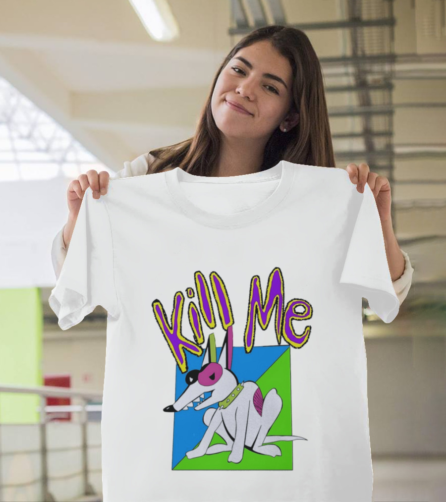 Kill Me Spuds MacKenzie Dog 1980s Pop Culture T-Shirt