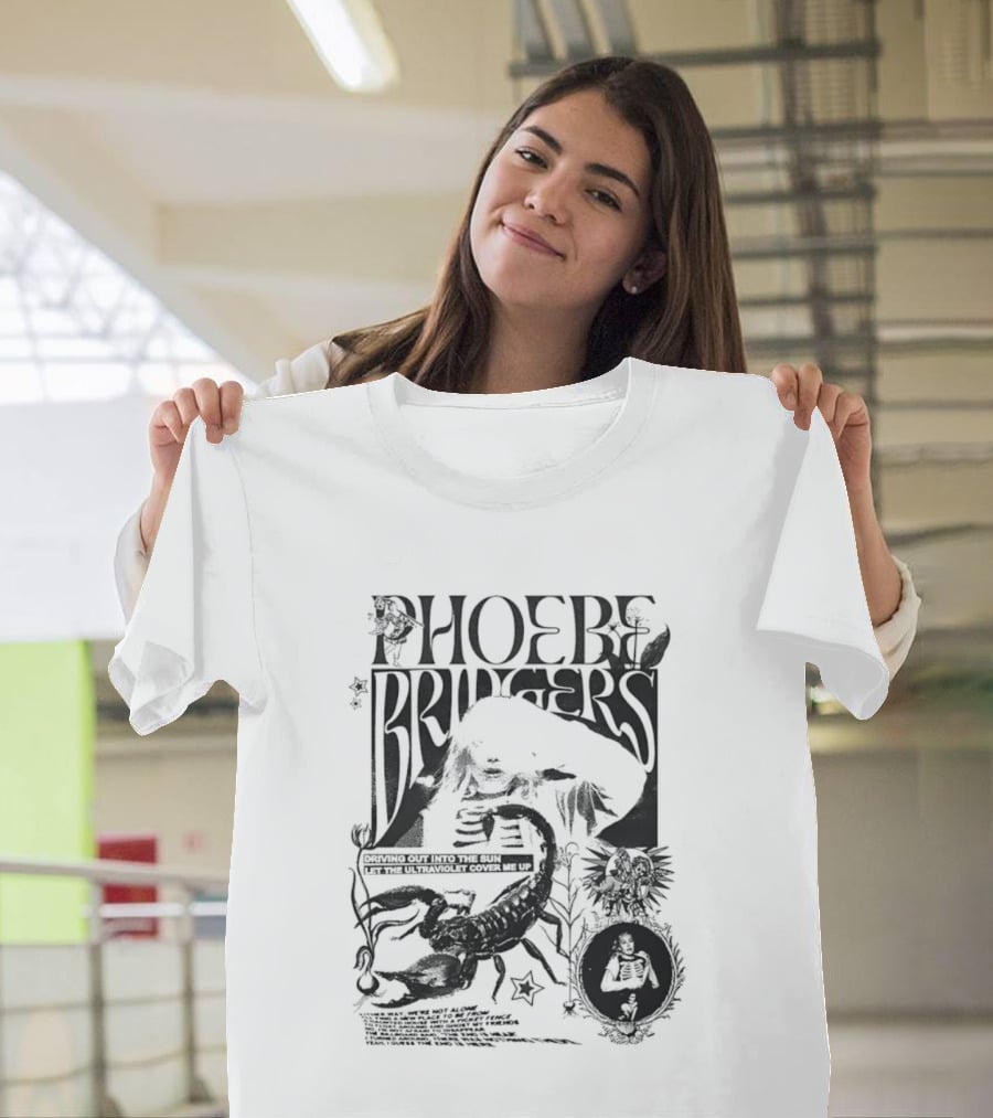 Phoebe Bridgers Ultraviolet Sun Driving Let The Cover T-Shirt