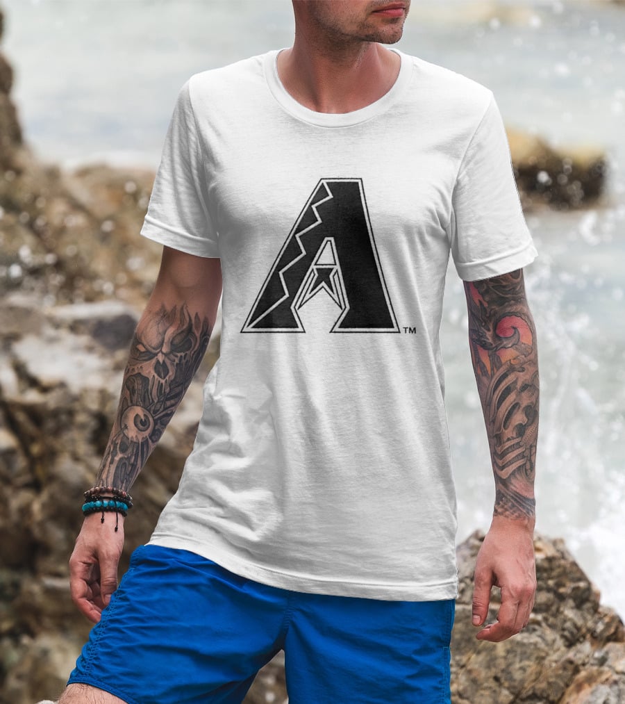 D Backs Black Excellence Night Hat 2026 Arizona Diamondbacks A Logo Giveaway T-Shirt