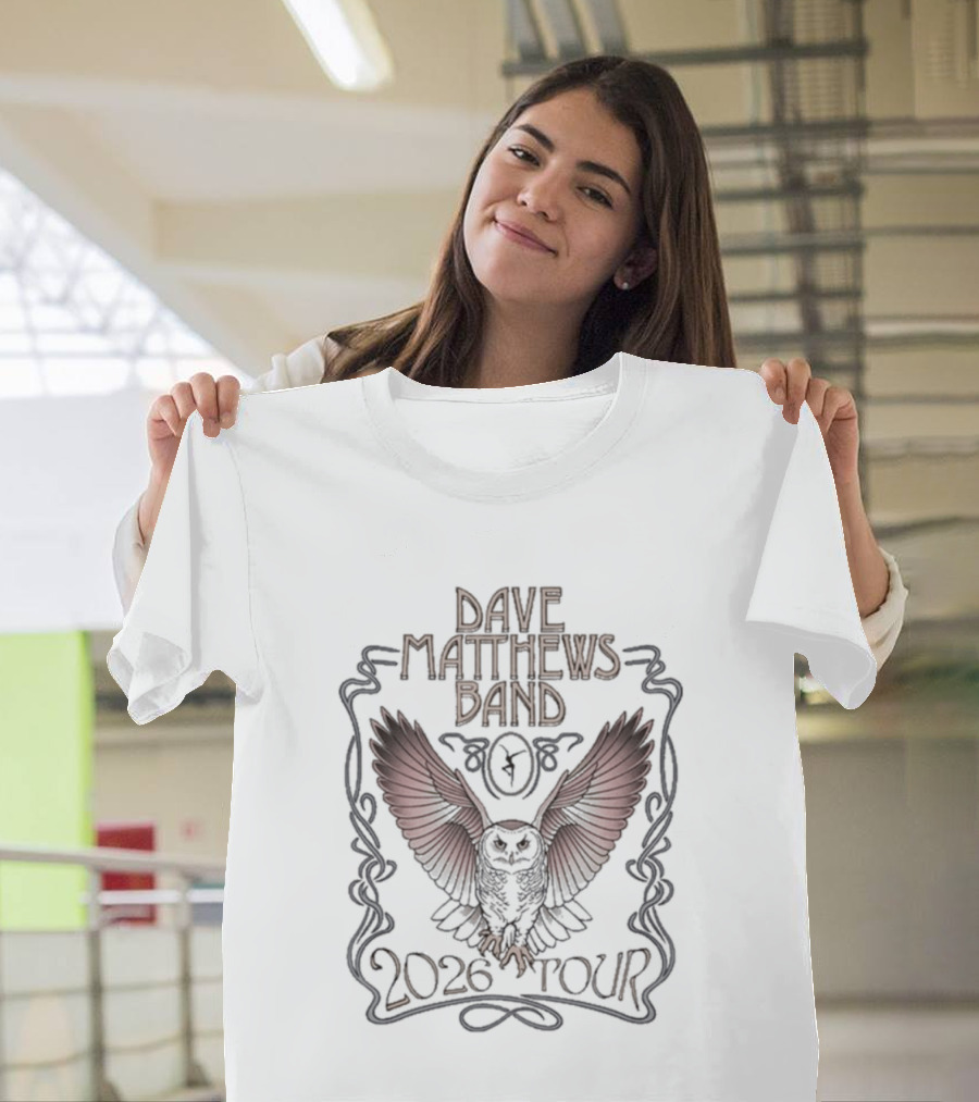 Dave Matthews Band 2026 Tour Owl T-Shirt