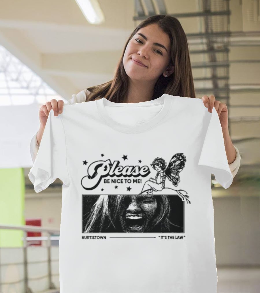 Please Be Nice To Me Fairy Kurtis Conner PBNTM Screaming T-Shirt