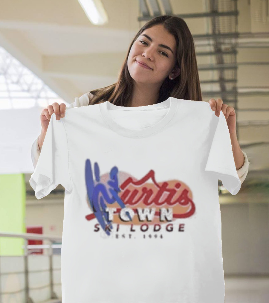Kurtis Conner Ski Lodge Est 1994 Retro Winter Lodge T-Shirt