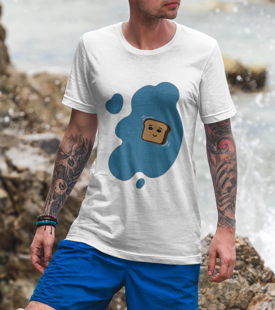 New Soggy Toast Another Spill Happy Bread In Puddle T-Shirt