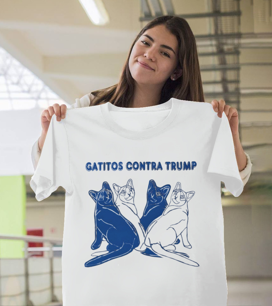 Gatitos Contra Trump Sphynx Cats T-Shirt