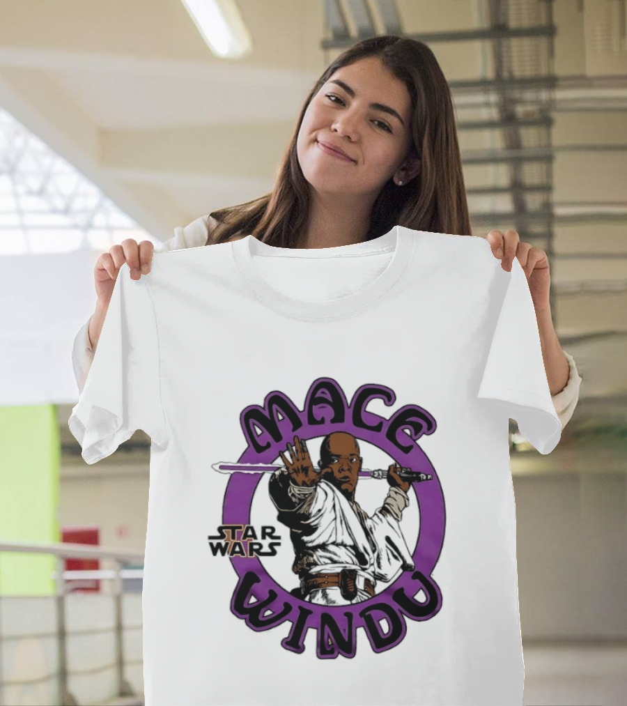 Star Wars Mace Windu Purple Jedi T-Shirt