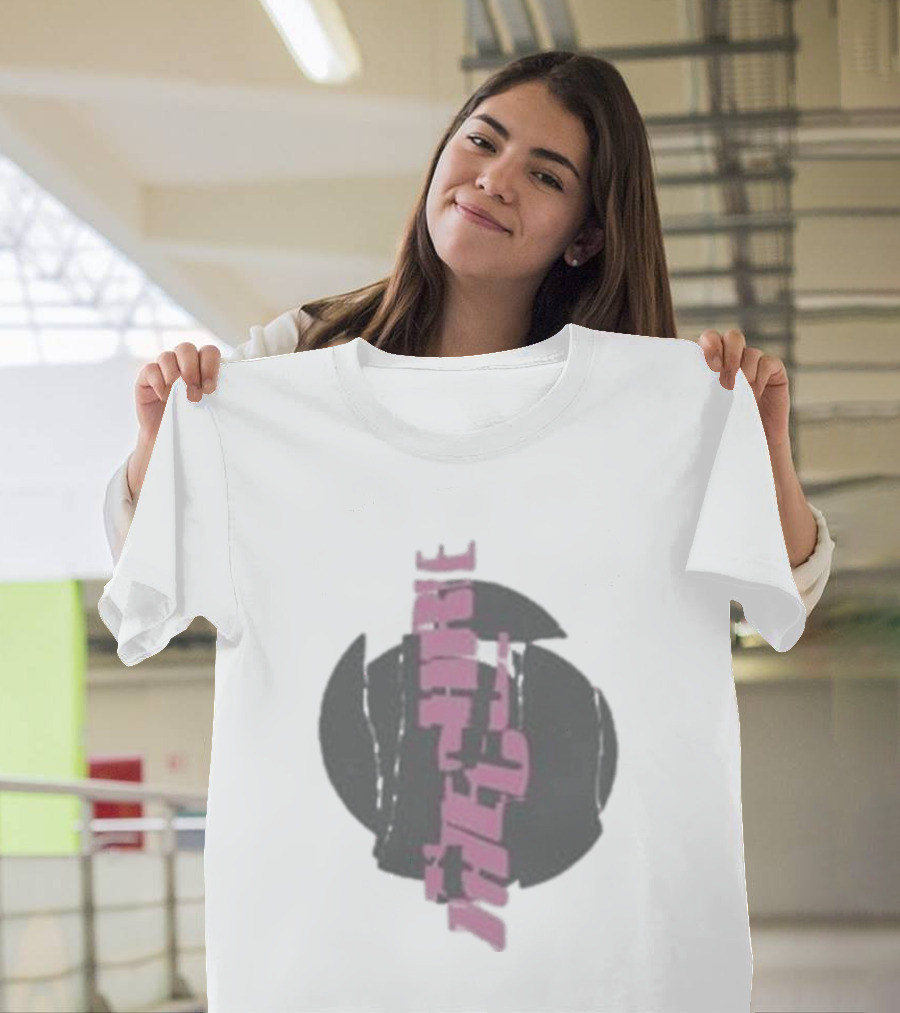 The Cure Vertical Festival Summer 2026 Black And Pink T-Shirt