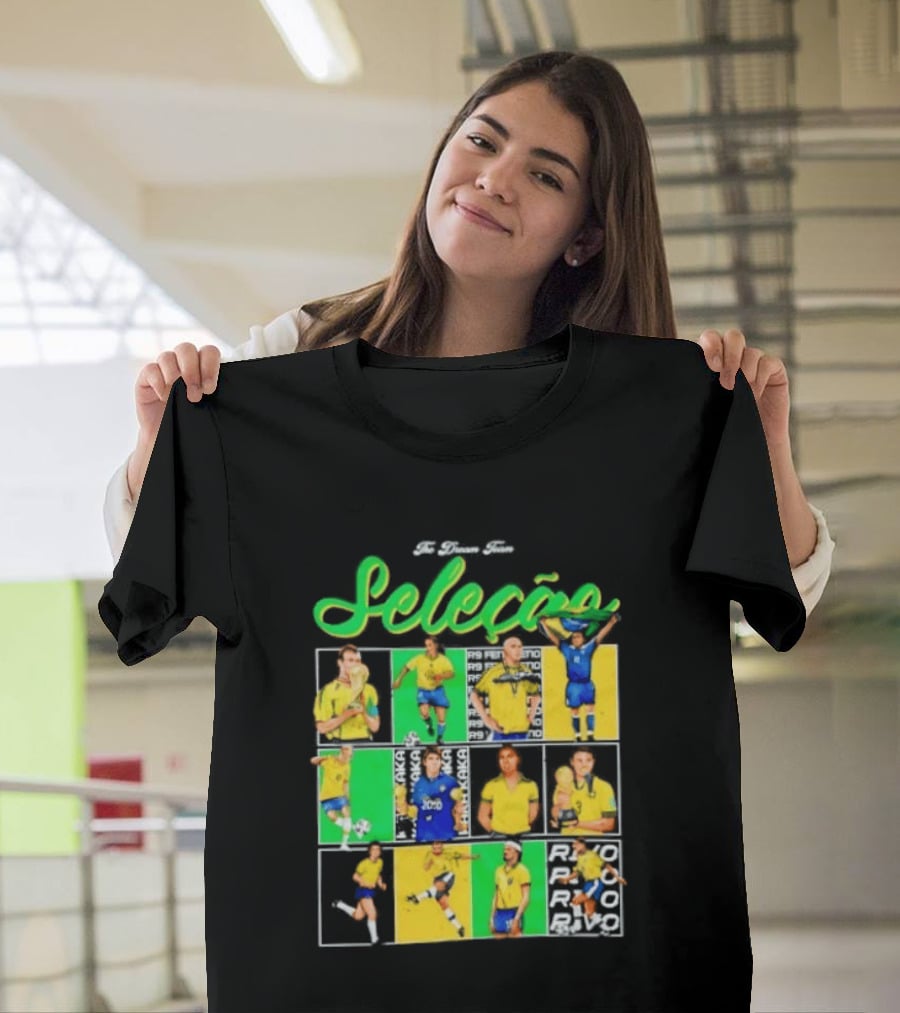 Selecao Brasil Football Legends Soccer Dream Team Series T-Shirt