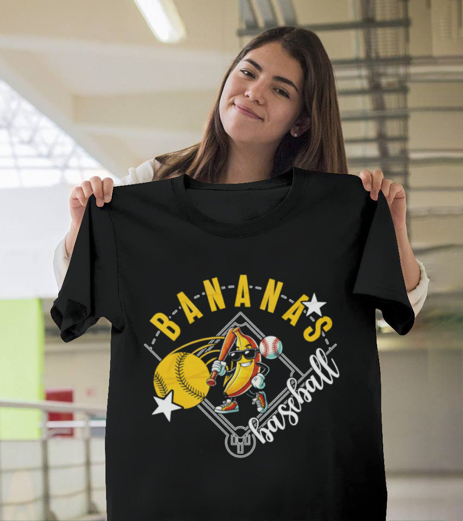 Savannah Bananas Baseball Cartoon 2026 Meme T-Shirt