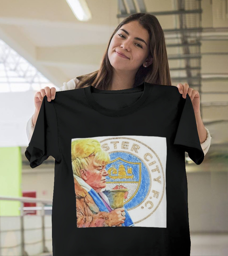 Helen The Bell Manchester City FC Icon With Fan And Club T-Shirt
