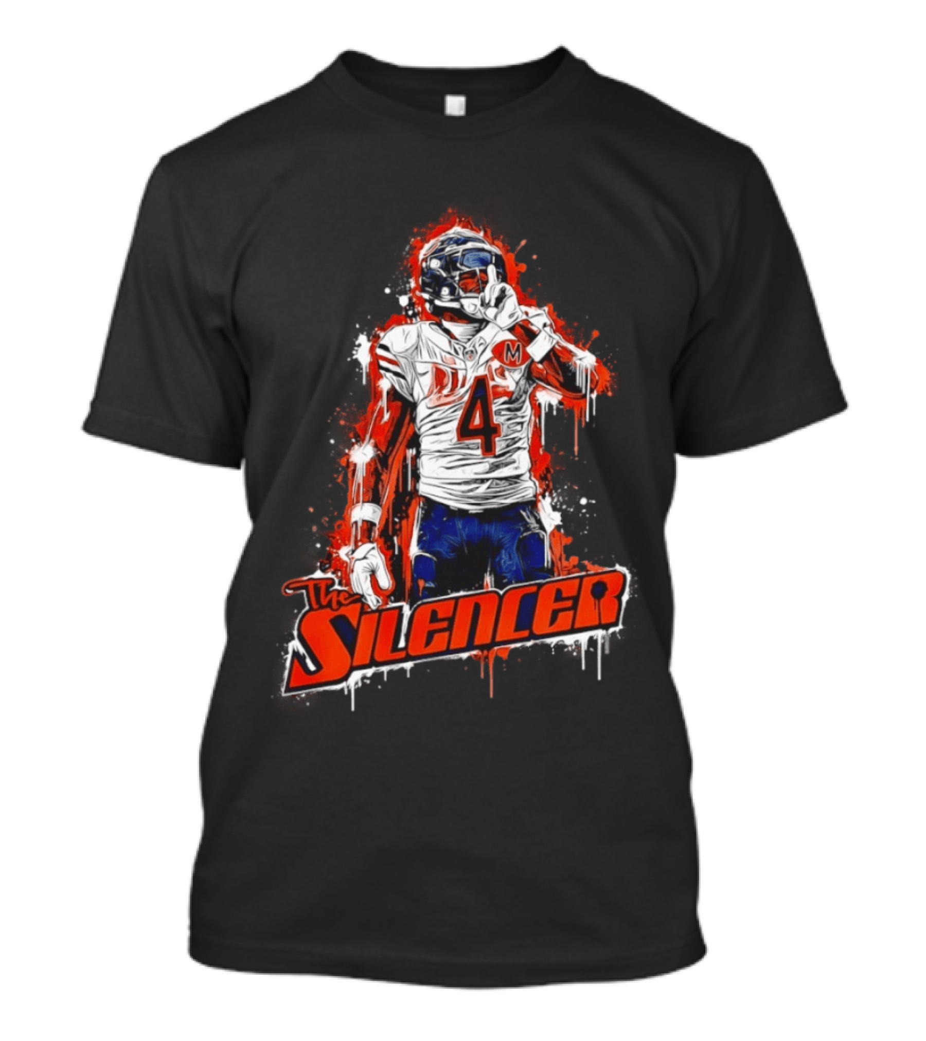The Silencer D'Andre Swift Chicago Bears Football 2026 Official Merchandise T-Shirt