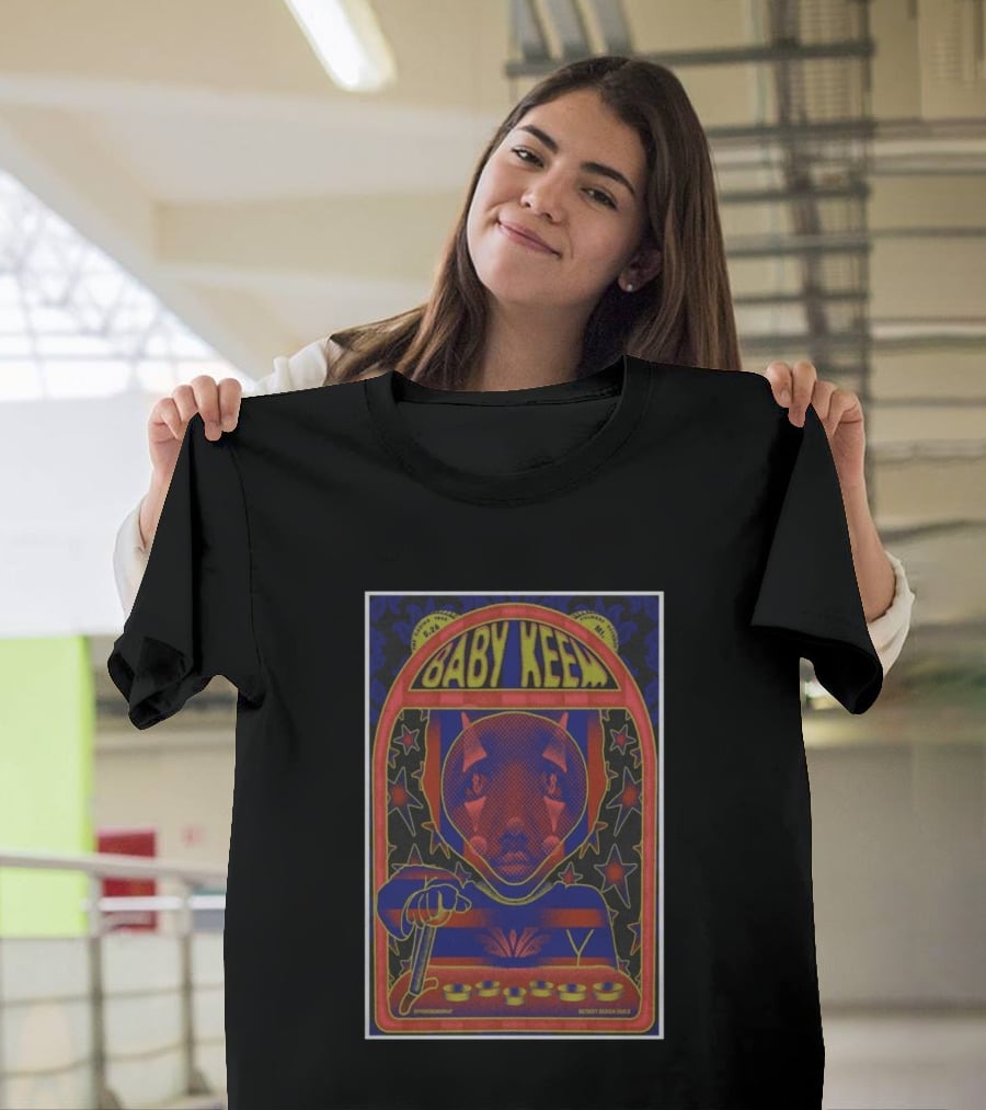 Baby Keem The Fillmore Tour 2026 Concert Abstract Astronaut Art By Destroy Design Guild T-Shirt