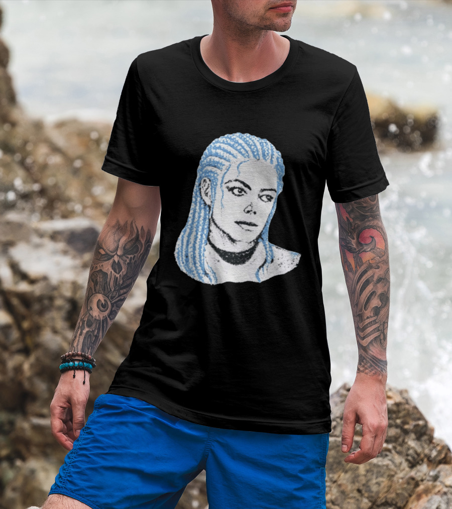 Iceman And MJ Braided Style Fusion T-Shirt