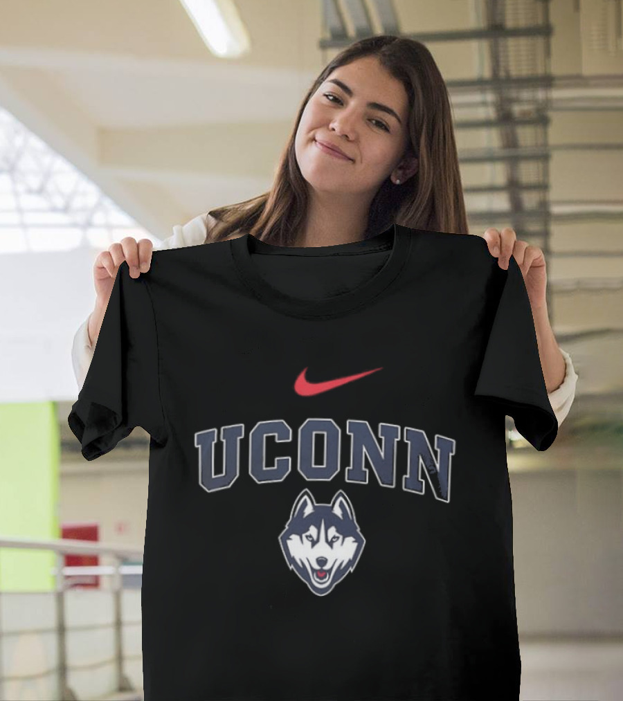 UConn Huskies Nike Logo 2026 NCAA Grateful Again T-Shirt