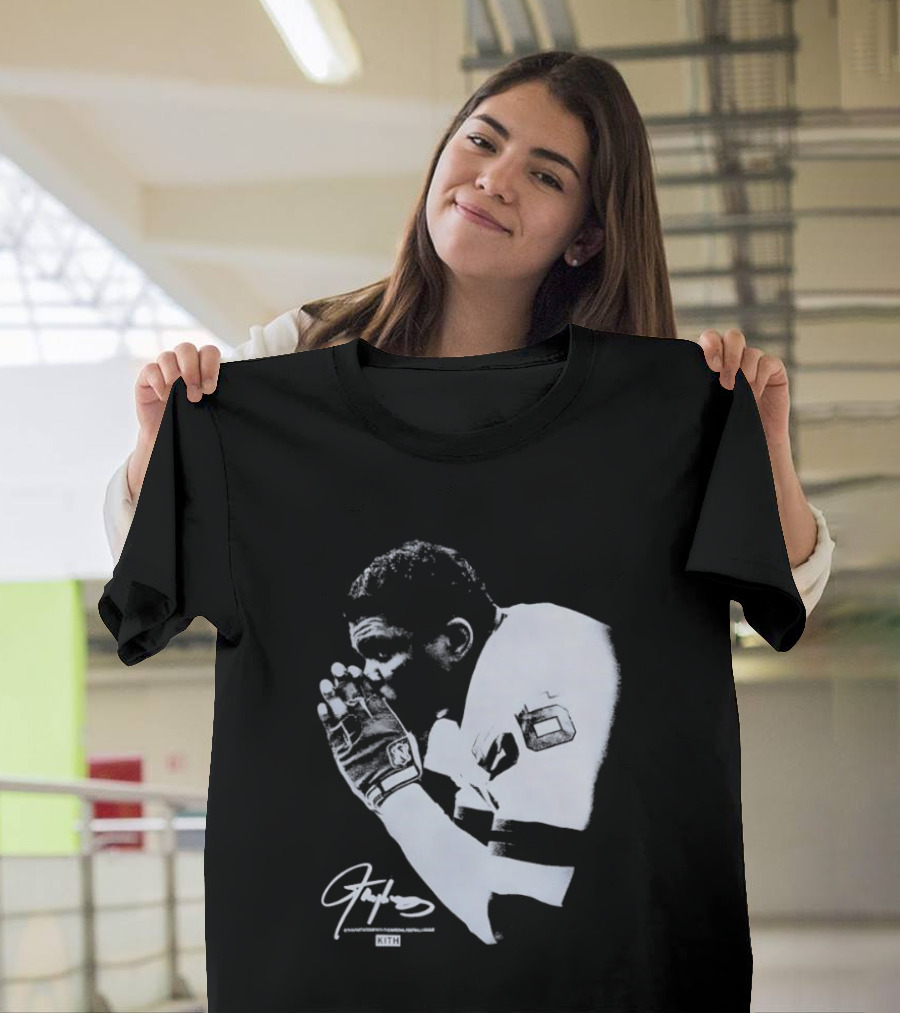 Kith National Football League Lawrence Taylor Praying Hands Signature Edition T-Shirt