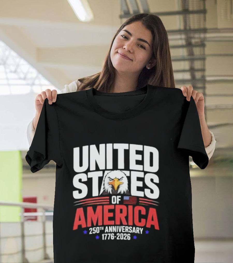 United States Of America 250th Anniversary 1776 2026 Celebration T-Shirt
