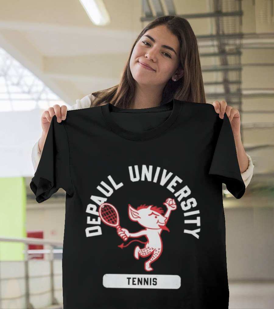 DePaul University Blue Demons Tennis T-Shirt