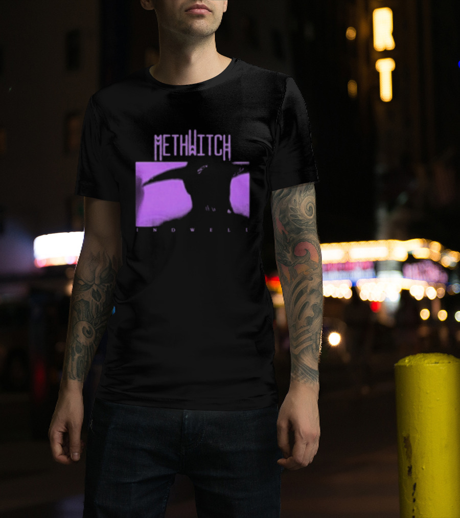 Methwitch Digital Well Records Indwell Mirror T-Shirt