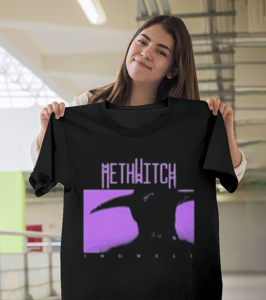 Methwitch Digital Well Records Indwell Mirror T-Shirt