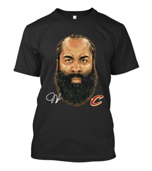 James Harden Cleveland Cavaliers Iconic Beard NBA T-Shirt