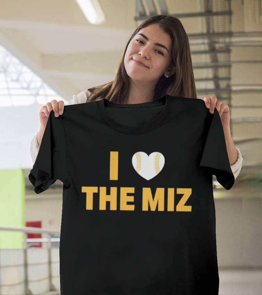 I Heart The Miz Baseball Jacob Misiorowski Milwaukee T-Shirt