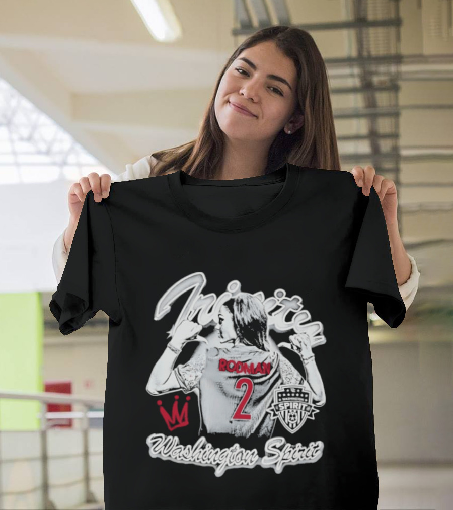 Trinity Rodman Washington Spirit NWSL Crown Number 2 T-Shirt